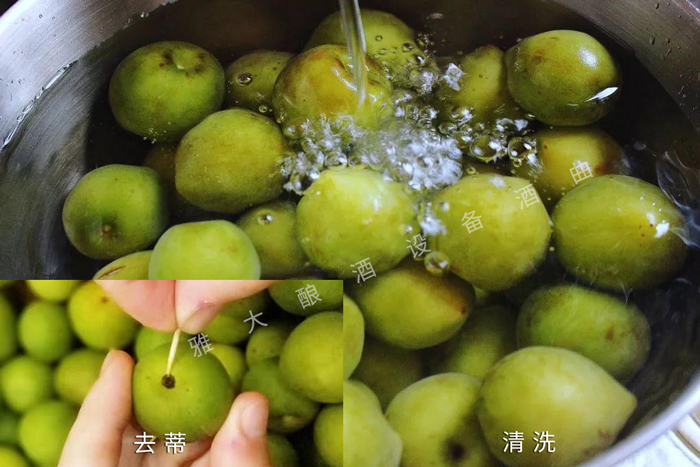 4.15青梅清洗、去蒂