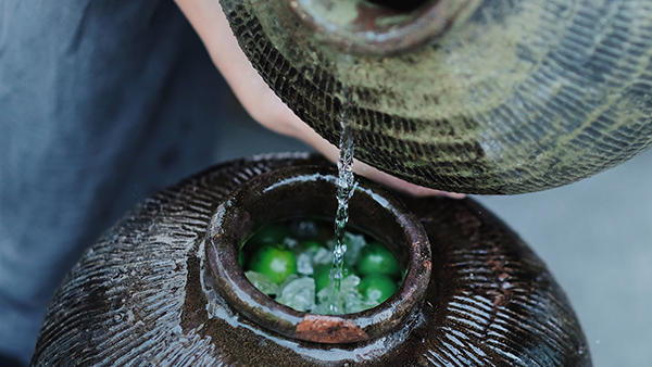 用果酒釀酒設(shè)備釀造的純糧酒泡青梅酒，簡單易做，越泡越香